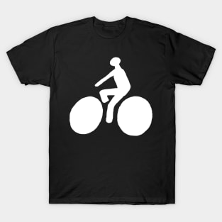White bicycle T-Shirt